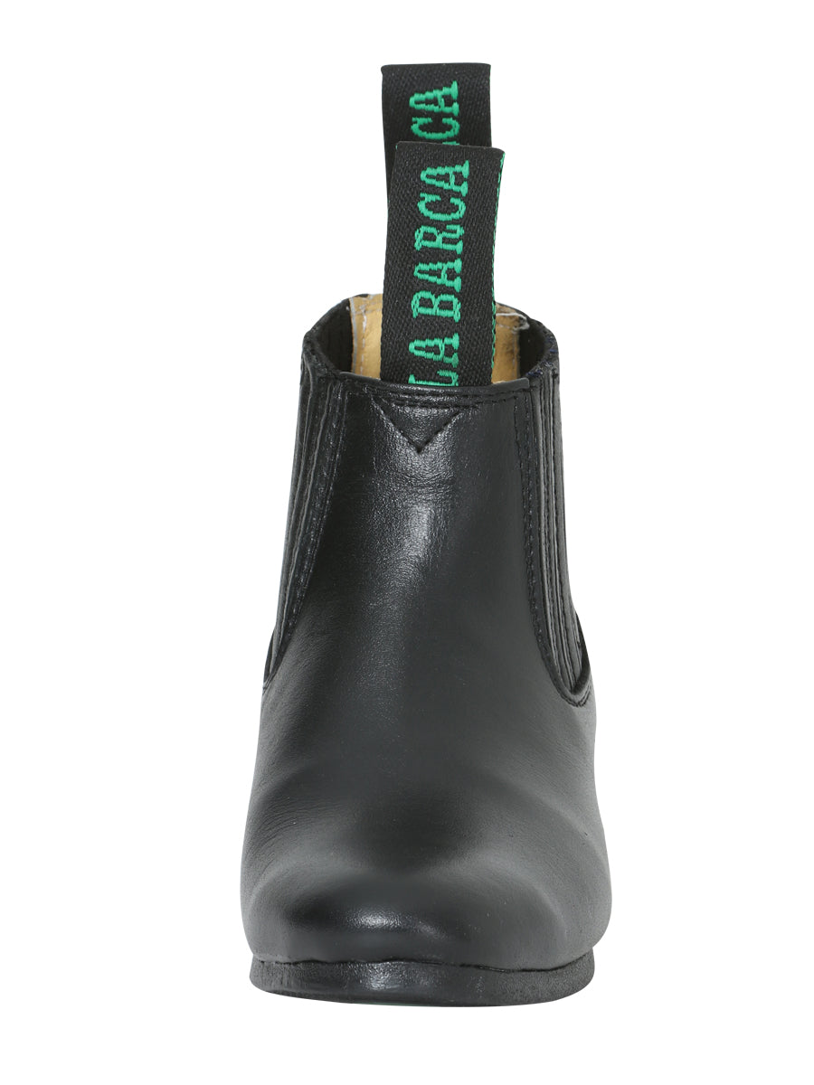 Rodeo - Traditional Charro Boot - Leather Black 215