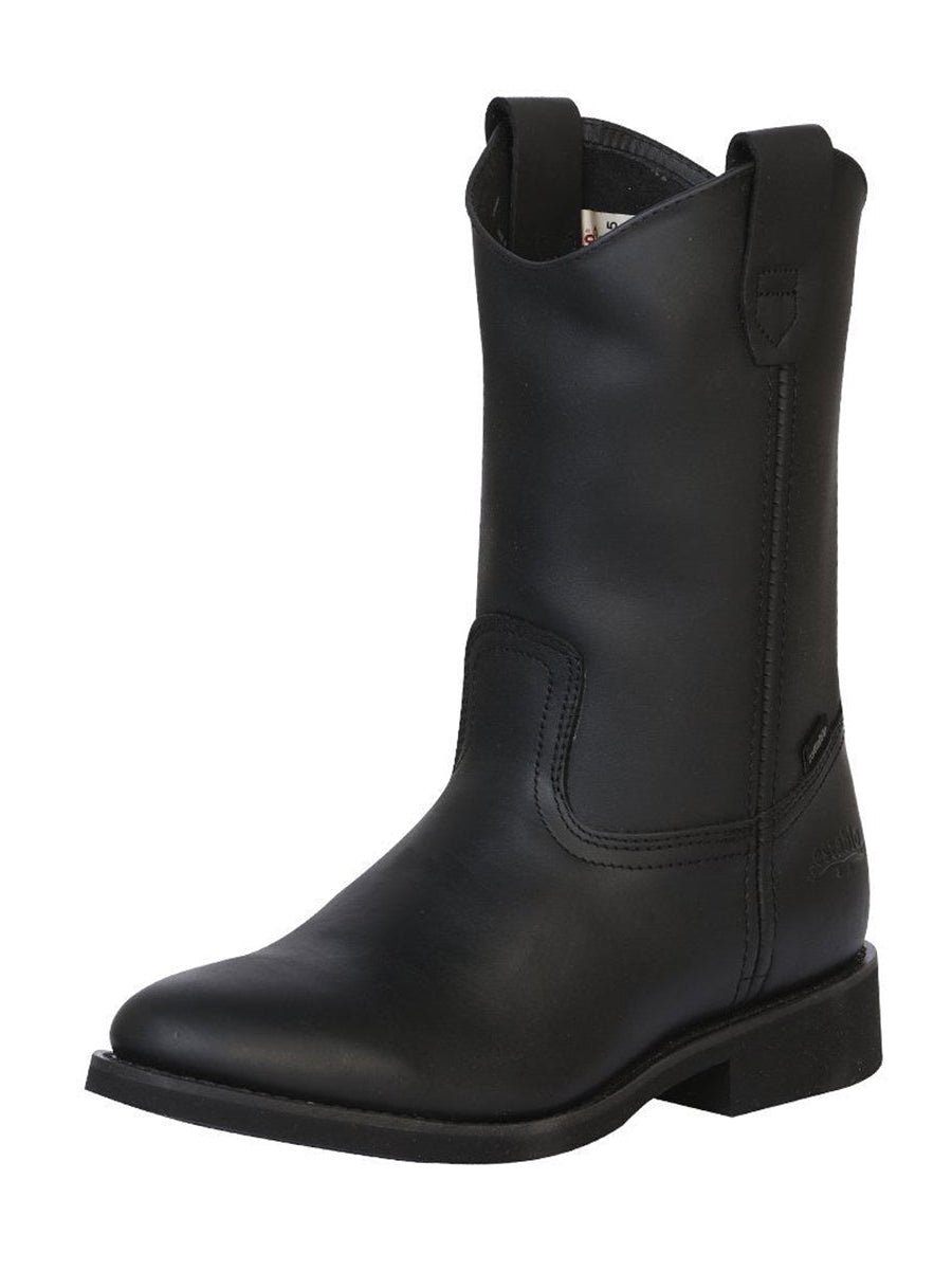 Establo Men's Work Boot - Leather Grasso - Black 311