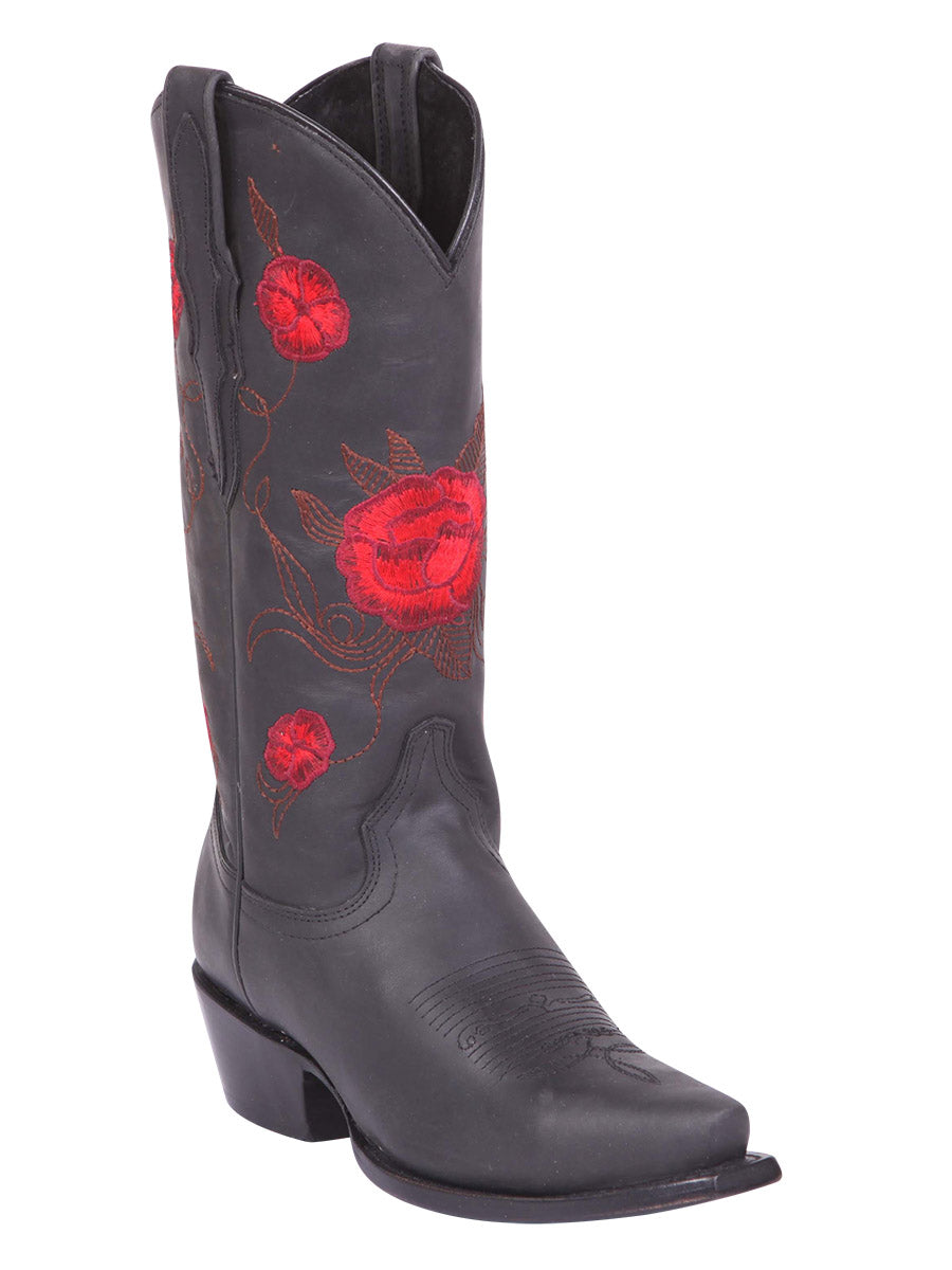 El General Womens Rodeo Boot - Crazy Black 41908