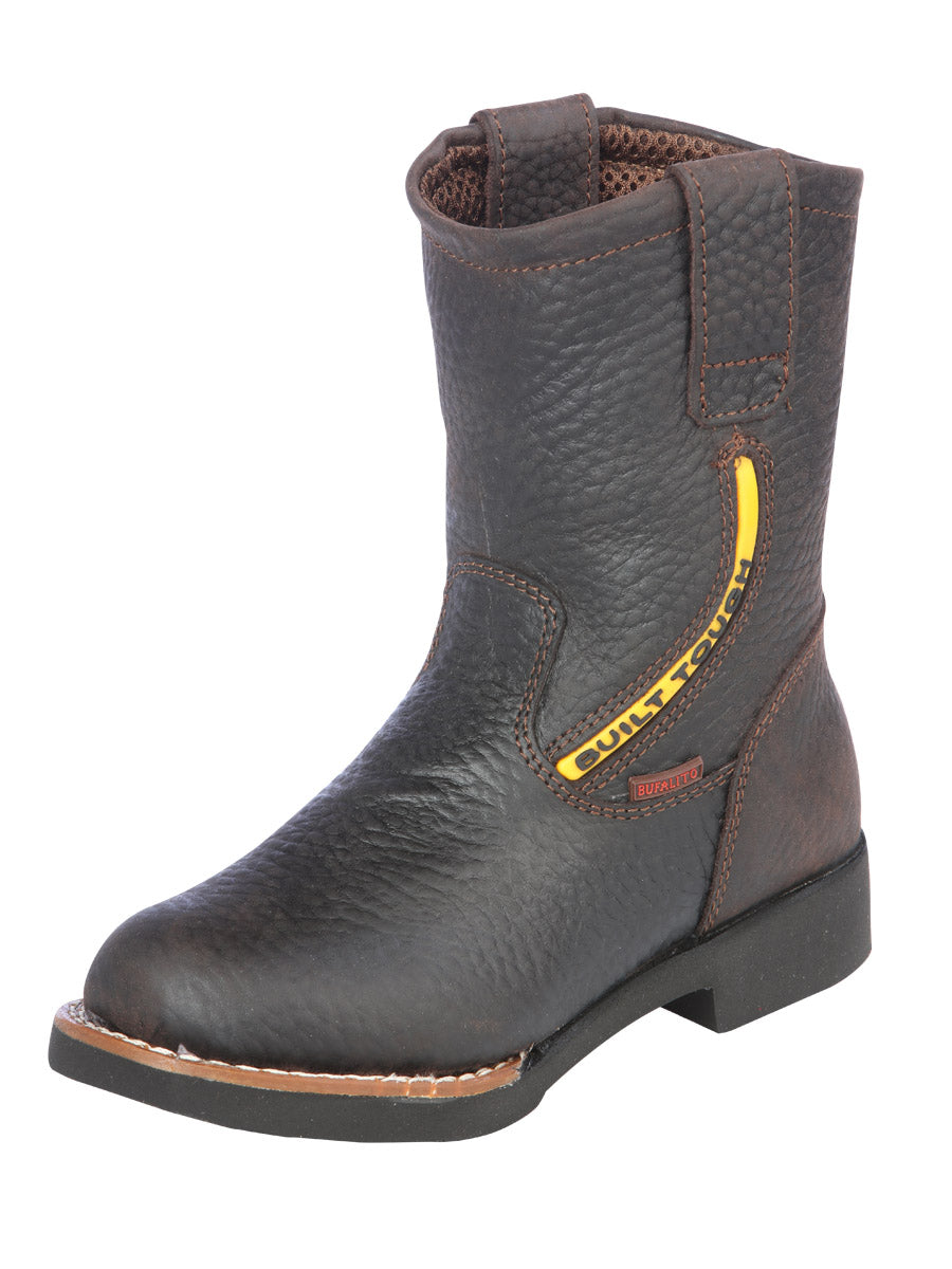 Kid's Jar Boots Rodeo Buffalo Boot: - Rino - Moka 126593