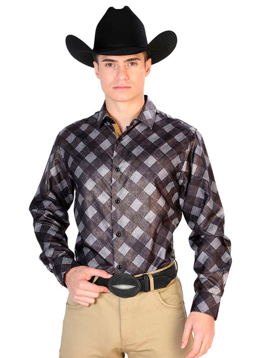 Black Casual Long Sleeve Shirt 43785