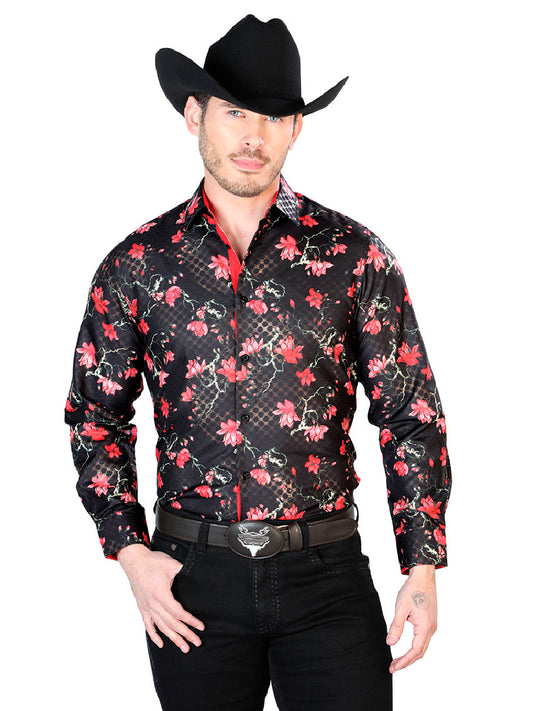 Black Casual Long Sleeve Shirt 43810