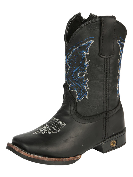 El General Kids Rodeo Boots - Crazy Black 45386