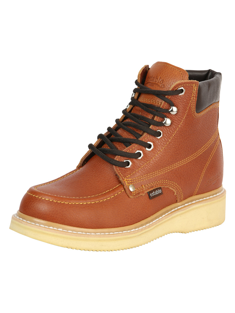 Establo Men’s Work Boot - Grizzly Honey Lace-Up 45428
