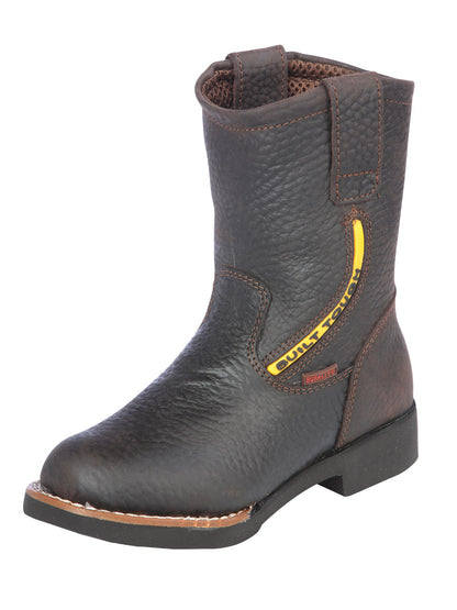 Kid's Jar Boots Rodeo Buffalo  Boot: - Rino - Moka 126593