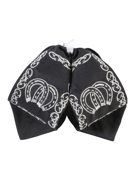 Mexican Charro Bow Tie 100% Polyester Black/Gold 601813