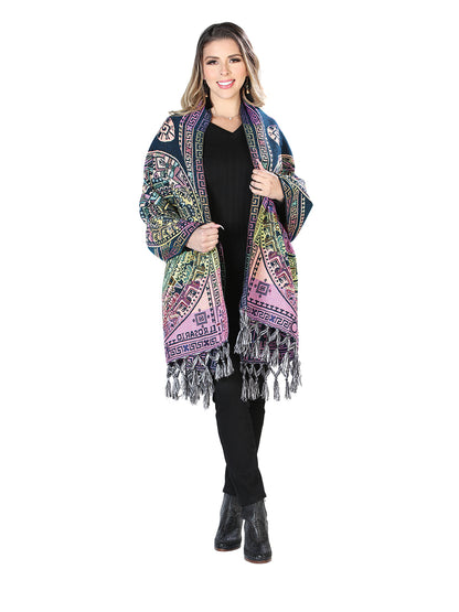 Mexican Artisanal Shawl 100% Acrylic 603890