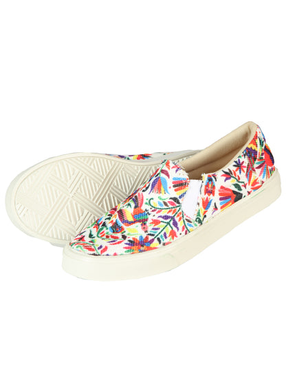 Mexican Artisanal Yute Tennis 50% Cotton, 50% Polyester White 603956